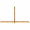 Ekena Millwork Eugene Rough Sawn Timber Gable Bracket, Western Red Cedar, 108"W x 58"H x 2"D x 4"F, 13/12 Pitch GBW108X58X0204EUG00RWR - alternate 1